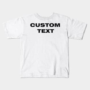 Custom Hoodie Kids T-Shirt